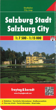 Buy map Salzburg, Austria by Freytag-Berndt und Artaria