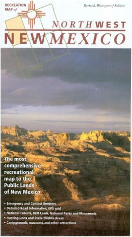 Buy map New Mexico, Northwest, Recreation Map by Public Lands Interpretive Association