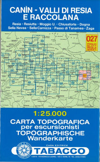 Buy map Canin - Valli di Resia e Raccolana Topographic Map