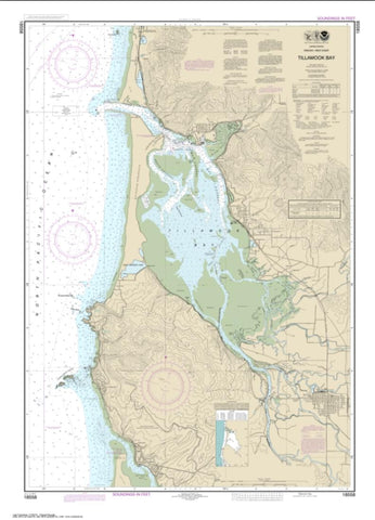 Buy map Tillamook Bay (18558-39) by NOAA