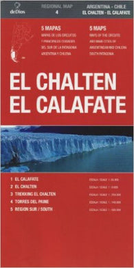 Buy map El Chalten, Argentina and Chile by deDios