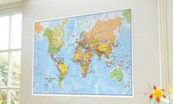 Buy map Political World Wall Map - Huge - Front Side Lamination