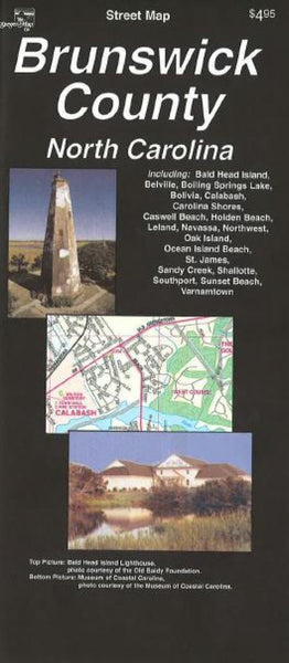 Buy map Brunswick County, North Carolina by The Seeger Map Company Inc.