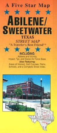 Buy map Abilene and Sweetwater, Texas by Five Star Maps, Inc.