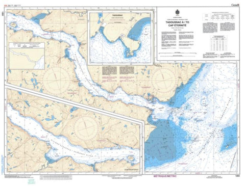 Buy map Tadoussac a/to Cap Eternite by Canadian Hydrographic Service
