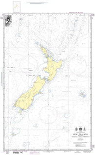 Buy map New Zealand, Including Norfolk And Campbell Islands (NGA-600-5) by National Geospatial-Intelligence Agency