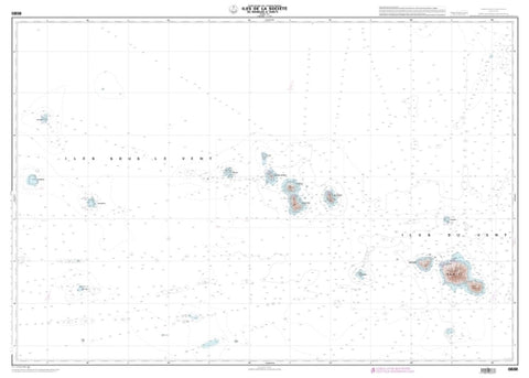 Buy map Iles de la Societe, de Manuae a Tahiti by SHOM