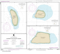 Buy map Islands in the Pacific Ocean-Jarvis, Baker and Howland Islands (83116-5) by NOAA