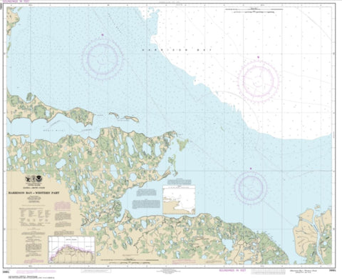Buy map Harrison Bay-western part (16064-7) by NOAA