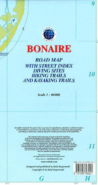 Buy map Bonaire, Dutch Caribbean, Road Map by Kasprowski Publisher