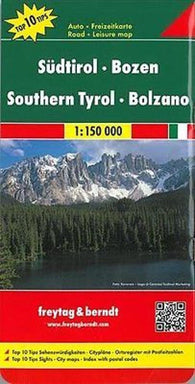Buy map South Tyrol, Bolzano, Italy by Freytag-Berndt und Artaria