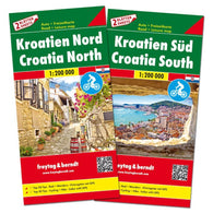 Buy map Croatia Map Pack, Croatia North and South by Freytag-Berndt und Artaria