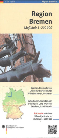 Buy map Bremen Regional Map