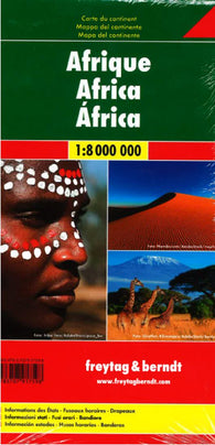 Buy map Africa : Continent map, 1:8,000,000 = Afrika : Kontinentkarte, 1:8,000,000 = Afrique : Carte du continent, 1:8,000,000 = Africa : Mapa del continente, 1:8,000,000 = Africa : Mapa del continente, 1:8,000,000