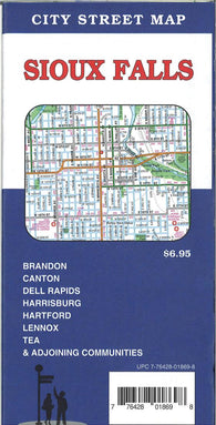 Buy map Sioux Falls : city street map