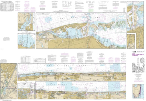 Buy map Intracoastal Waterway West Palm Beach to Miami (11467-43) by NOAA