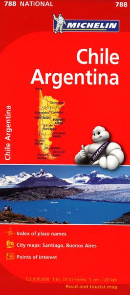 Buy map Chile and Argentina (788) by Michelin Maps and Guides