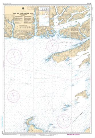 Buy map Hare Bay to/a Fortune Head by Canadian Hydrographic Service