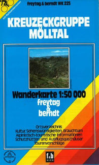 Buy map Kreuzeckgruppe, Molltal, WK 225 by Freytag-Berndt und Artaria