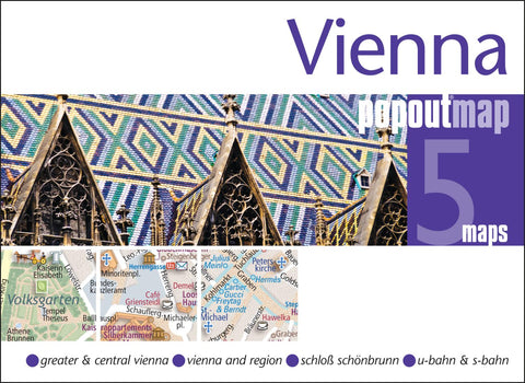 Buy map Vienna, Austria, PopOut Map by PopOut Products