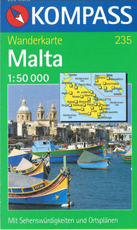 Buy map Malta Hiking Map & Guide