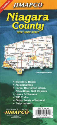 Buy map Niagara County, New York by Jimapco