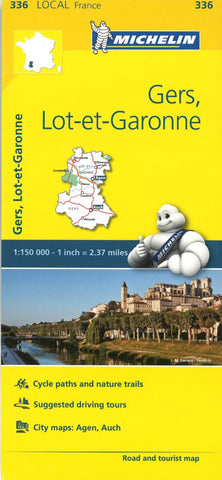 Buy map Michelin: Gers, Lot Et Garonne, France Road and Tourist Map by Michelin Travel Partner