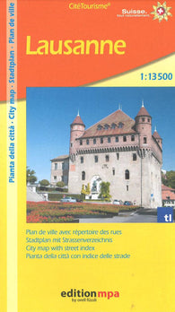 Buy map Lausanne City Plan and Environs