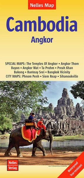 Buy map Cambodia and Angkor by Nelles Verlag GmbH