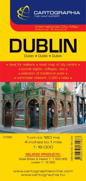 Buy map Dublin, Ireland by Cartographia