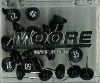 Buy map Black Push Pins Numbered 26 to 50 by Moore Push-Pin Co.