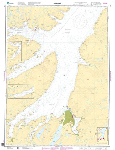 Buy map TANAFJORDEN (110) by Kartverket
