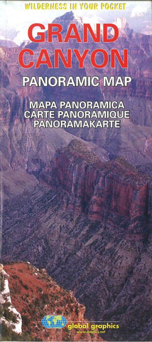 Buy map Grand Canyon, Arizona, Panoramic Map by Global Graphics