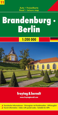 Buy map Brandenburg Berlin 1:200 000 auto freizeitkarte = Brandenburg Berlin 1:200 000 road leisure map
