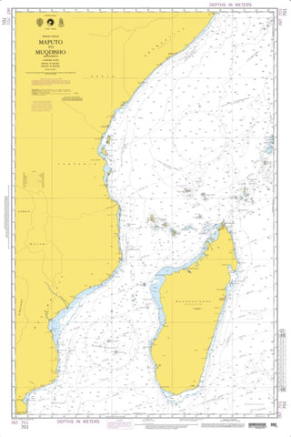 Buy map Maputo To Mogadishu (NGA-701-3) by National Geospatial-Intelligence Agency