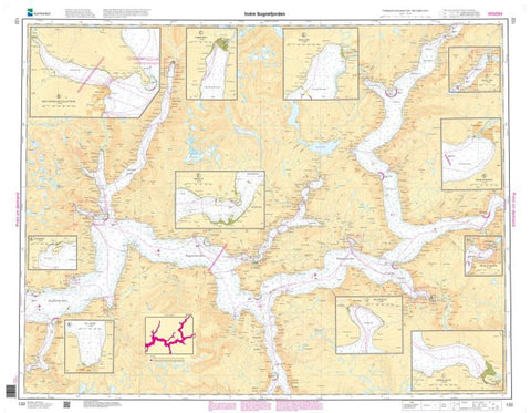 Buy map INDRE SOGNEFJORDEN (122) by Kartverket