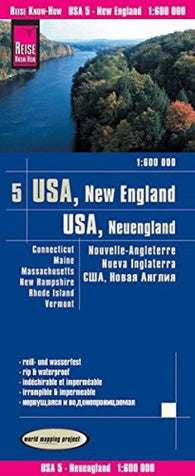 Buy map USA, Neuengland : Connecticut, Maine, Massachusetts, New Hampshire, Rhode Island, Vermont : 1:600 000 = USA, New England : Connecticut, Maine, Massachusetts, New Hampshire, Rhode Island, Vermont : 1:600 000 = Nouvelle-Angleterre : Connecticut, Maine,