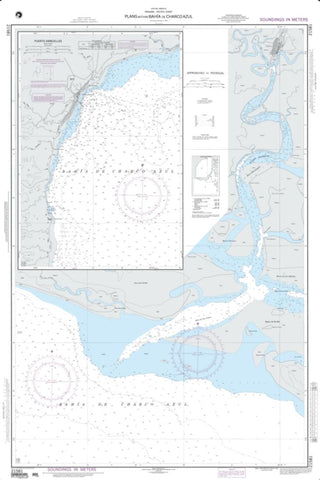 Buy map Plans Within Bahia De Charco Azul; A: Puerto Armuelles (NGA-21581-5) by National Geospatial-Intelligence Agency