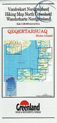 Buy map Qeqertarsuaq : Disko Island, Greenland