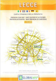 Buy map Lecce Province, Italy by Litografia Artistica Cartografica