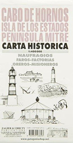 Buy map Cape Horn, Isla de los Estados, Peninsula Mitre, Historical Map by Zagier y Urruty