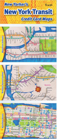 Buy map Credit Card Maps: New York City Transit Set by Opus Publishing