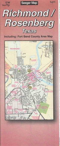 Buy map Richmond and Rosenberg, Texas by The Seeger Map Company Inc.