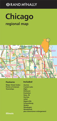 Buy map Chicago, Illinois Regional by Rand McNally