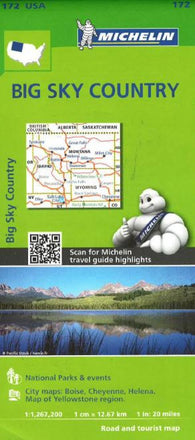Buy map Big Sky Country (172) by Michelin Maps and Guides