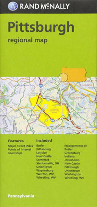Buy map Pittsburgh, Pennsylvania Regional