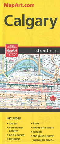Buy map Calgary City Map