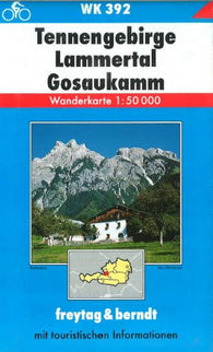 Buy map Tennengebirge-Gosaukamm Lammertal, WK 392 by Freytag-Berndt und Artaria