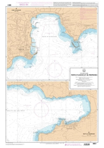 Buy map Port dAjaccio by SHOM