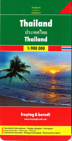 Buy map Thailand by Freytag-Berndt und Artaria